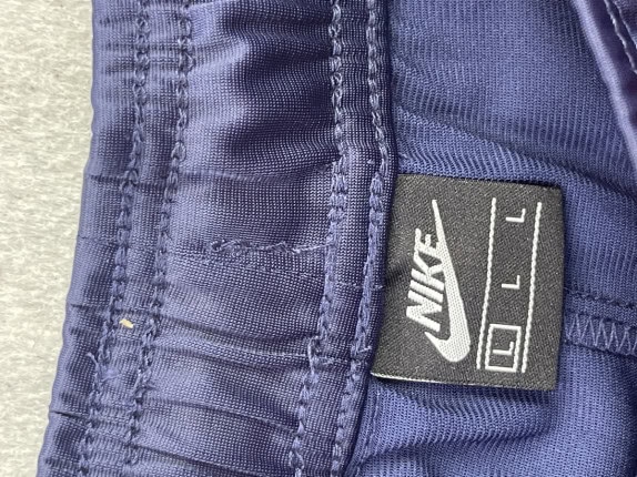 JORDAN TRACK PANTS SPORT RED BLUE MEN PRE OWNED L
