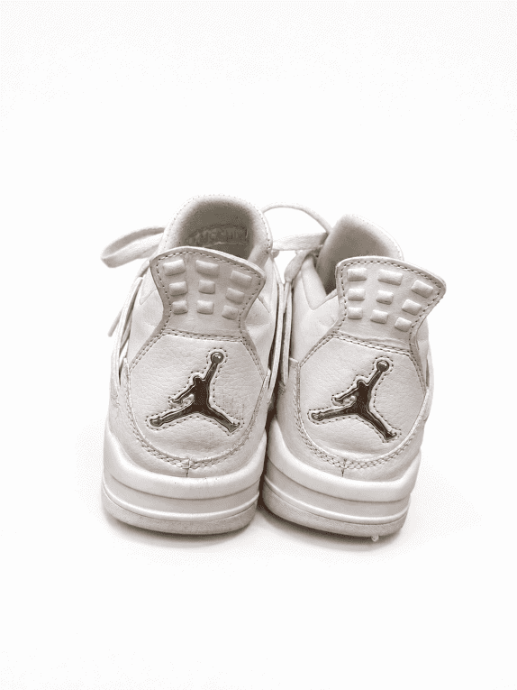 Air Jordan 4 Retro GS Pure Money 2017 SNEAKERS RETRO WHITE UNISEX PRE OWNED 40