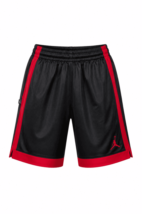 Y2K JORDAN SHORTS ATHLETIC BLACK RED MEN PRE OWNED S