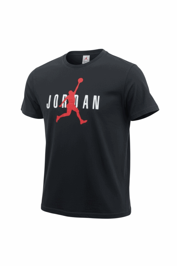 JORDAN T-SHIRT BIG LOGO NERO UNISEX M