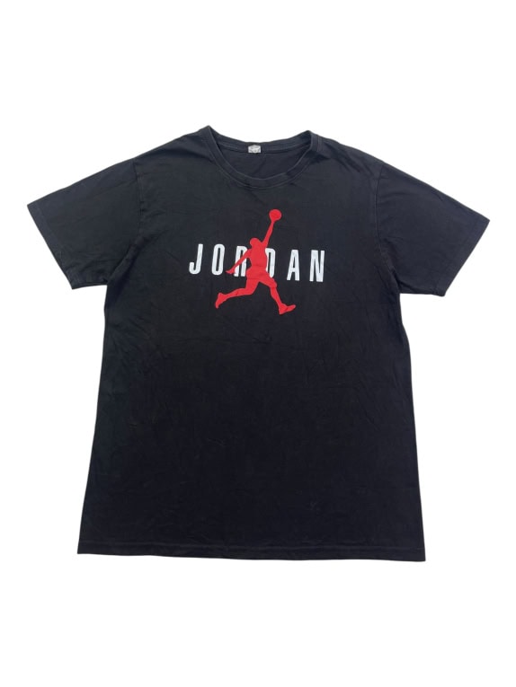 JORDAN T-SHIRT BIG LOGO NERO UNISEX M