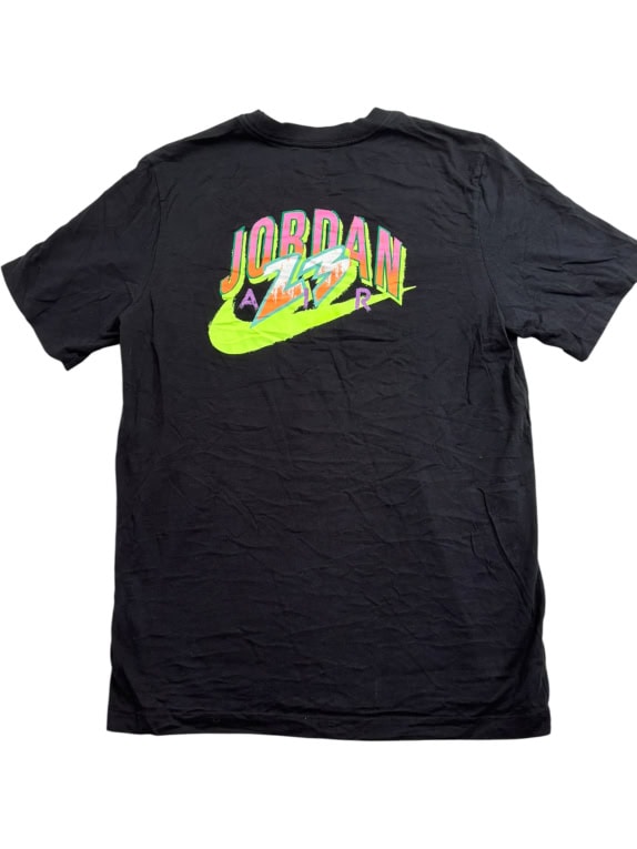 JORDAN T-SHIRT JUMPMAN LOGO ΜΑΥΡΟ UNISEX M