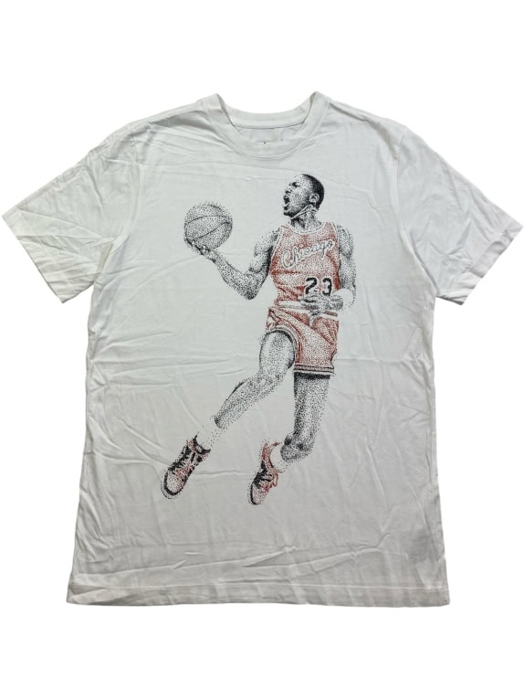 Jordan Michael Jordan Graphic T-Shirt White Size M