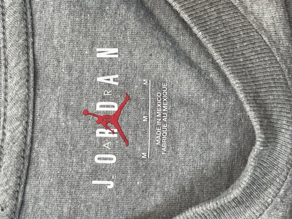 JORDAN T SHIRT STREETWEAR GRIGIO UOMO PRE OWNED M