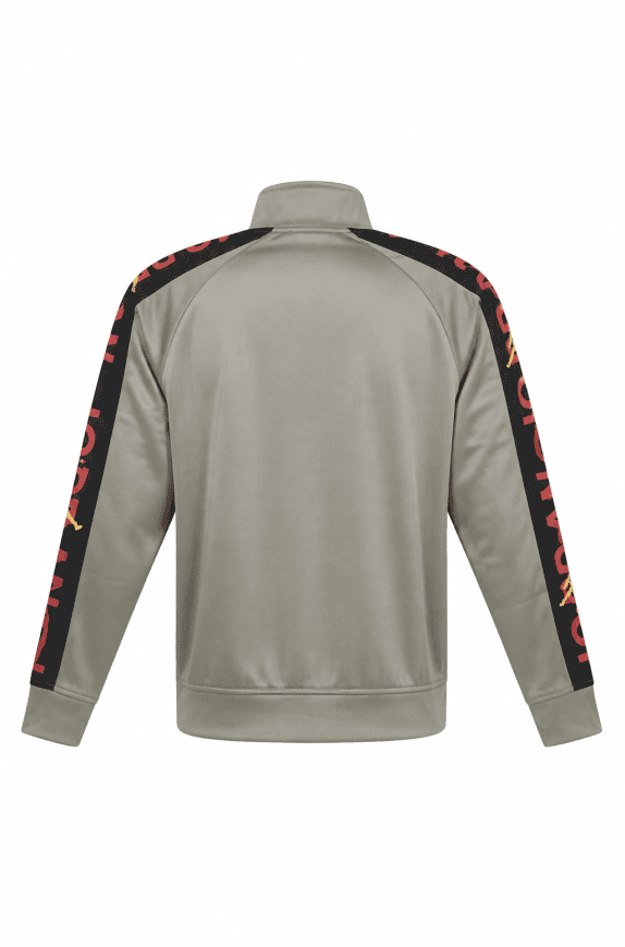 JORDAN TRACK JACKET GRAPHIC GREY MEN PRE OWNED L