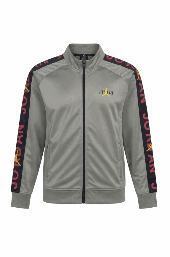 JORDAN TRACK JACKET GRAPHIC ΓΚΡΙ ΑΝΤΡΙΚΟ PRE OWNED L