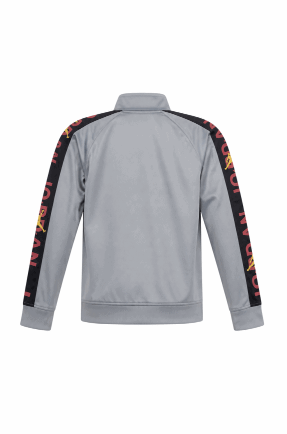 JORDAN TRACK JACKET MINIMAL GREY MEN PRE OWNED L