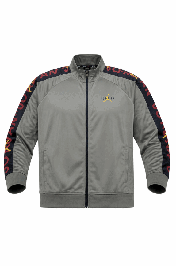 NIKE TRACK JACKET RETRO GREY MENS PRE OWNED L