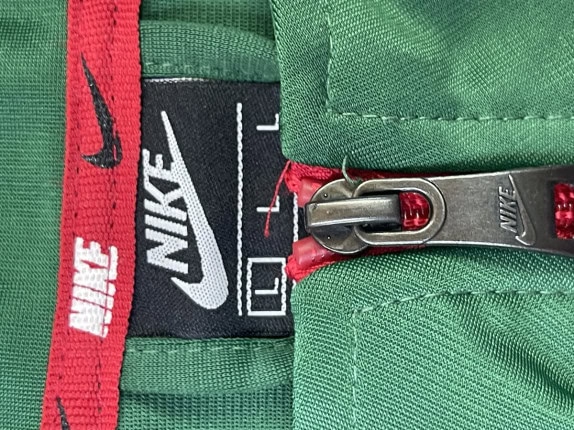 JORDAN TRACK JACKET RETRO GREEN UOMO PRE OWNED L