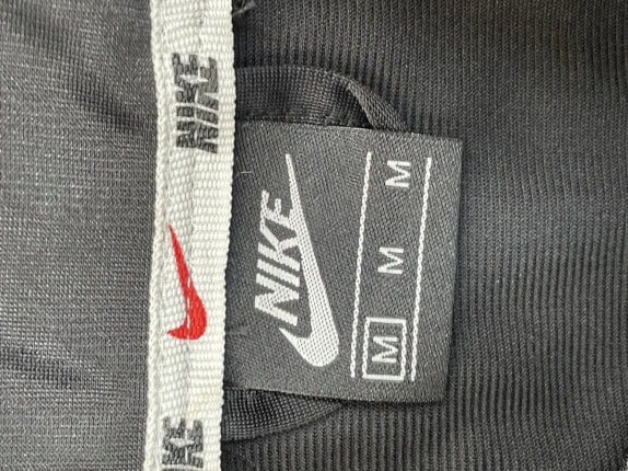 NIKE TRACK JACKET STREETWEAR BLACK MEN PRE OWNED M