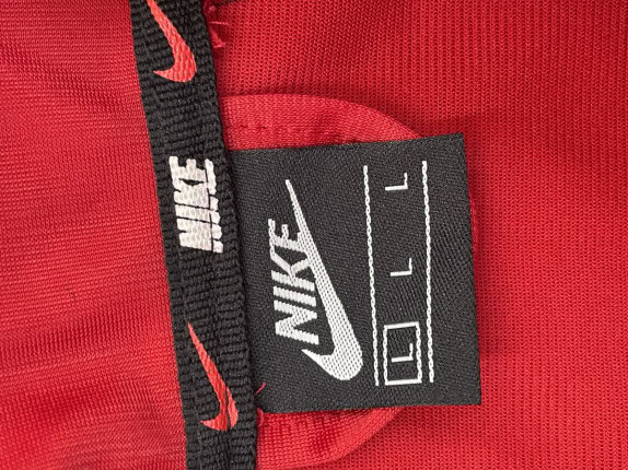 NIKE TRACK JACKET SPORTSWEAR RED ΑΝΤΡΙΚΟ PRE OWNED L