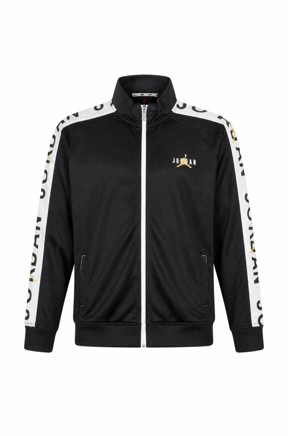 JORDAN TRACK JACKET SPORTY BLACK MEN PRE OWNED XXL