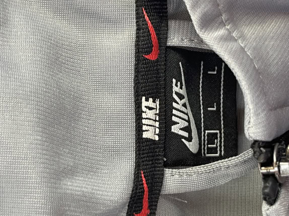 JORDAN TRACK JACKET STREETWEAR ΓΚΡΙ ΑΝΤΡΙΚΟ PRE OWNED L