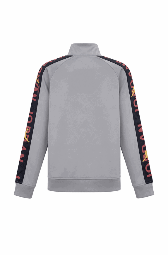 JORDAN TRACK JACKET STREETWEAR ΓΚΡΙ ΑΝΤΡΙΚΟ PRE OWNED L
