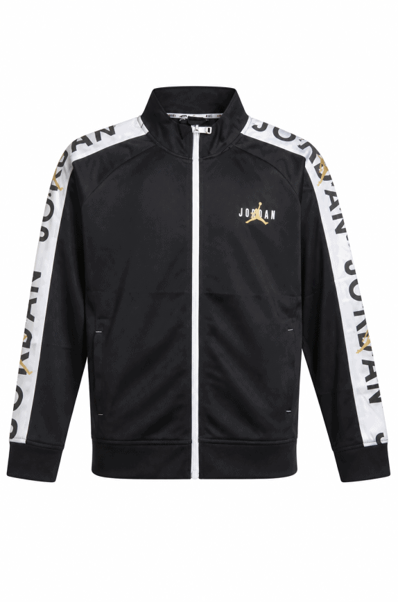 JORDAN TRACK JACKET STREETWEAR ΜΑΥΡΟ ΑΝΤΡΙΚΟ PRE OWNED M