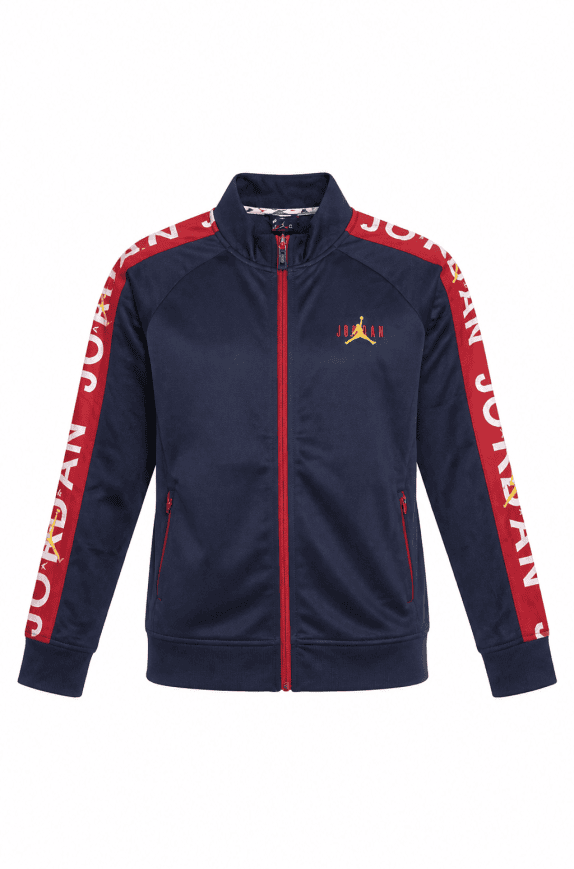 JORDAN TRACK JACKET STREETWEAR NAVY ΚΟΚΚΙΝΟ ΑΝΤΡΙΚΟ PRE OWNED M