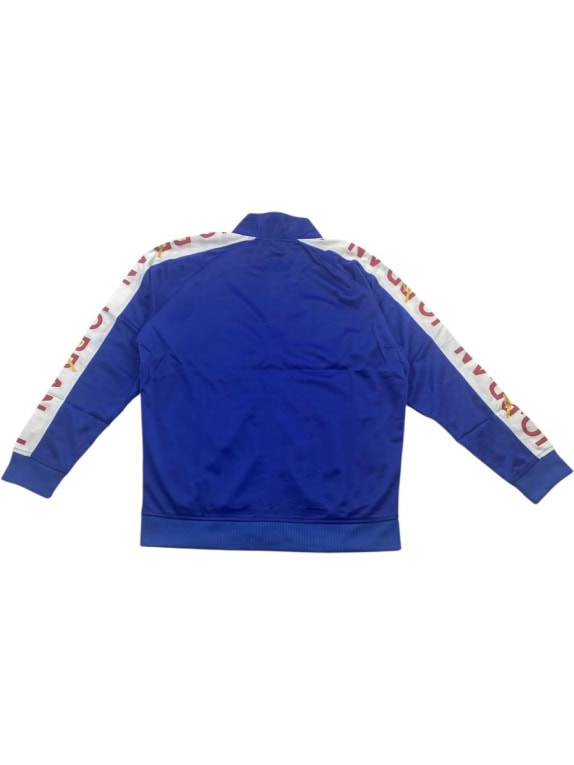 JORDAN Giacca sportiva Track Jacket Jumpman Logo Blu / Bianco Uomo XL