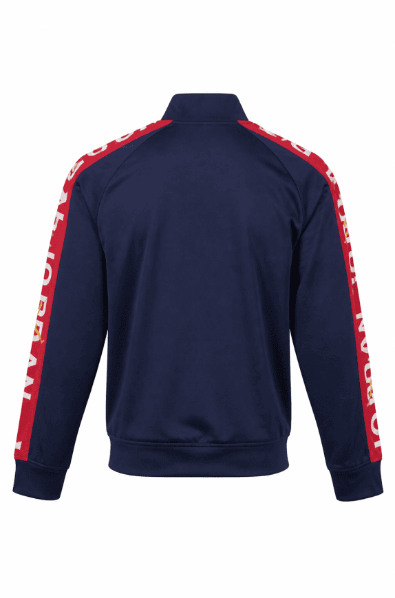 JORDAN GIACCA TRACK ATHLETIC BLU NAVY UOMO PRE OWNED XL