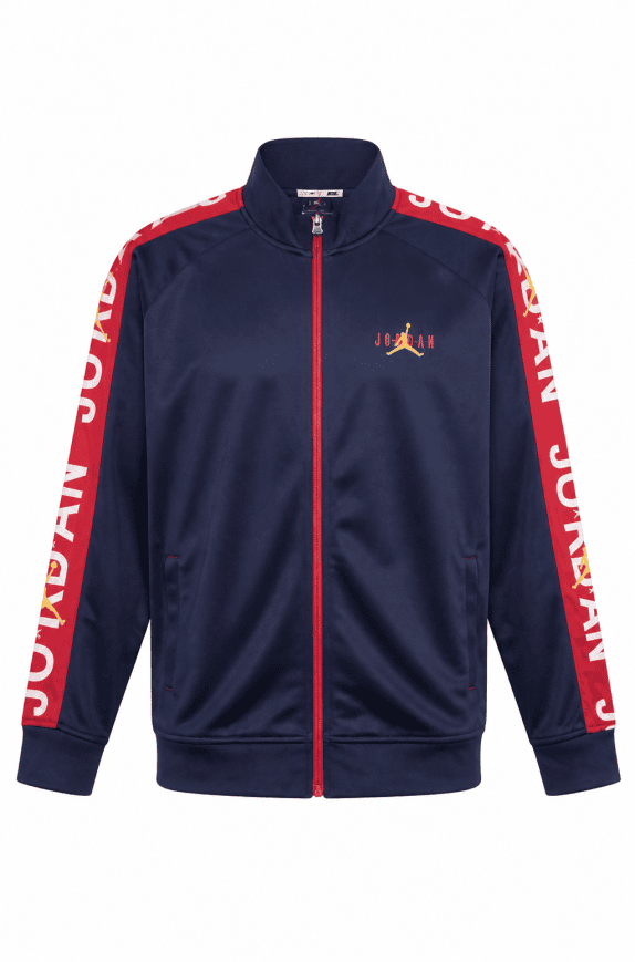 JORDAN GIACCA TRACK ATHLETIC BLU NAVY UOMO PRE OWNED XL