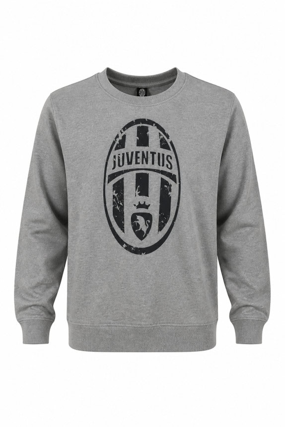 JUVENTUS CREWNECK GRAPHIC GREY MEN PRE OWNED M