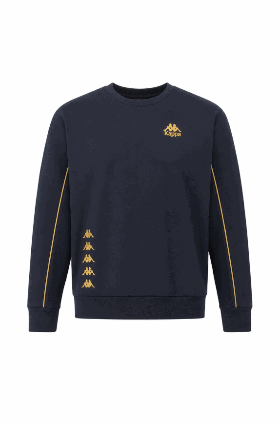 KAPPA CREWNECK ATHLETIC NAVY UOMO PRE OWNED M