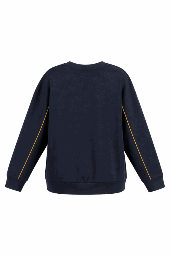 KAPPA CREWNECK ATHLETIC NAVY UOMO PRE OWNED M