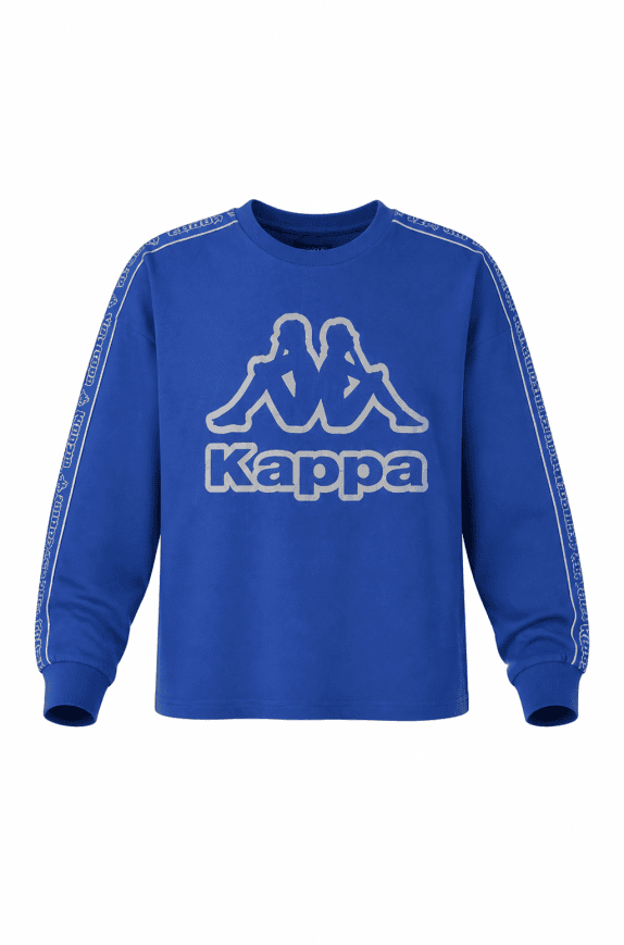 KAPPA CREWNECK STREETWEAR ΜΠΛΕ ΑΝΤΡΙΚΟ PRE OWNED M