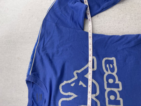 KAPPA CREWNECK STREETWEAR ΜΠΛΕ ΑΝΤΡΙΚΟ PRE OWNED M