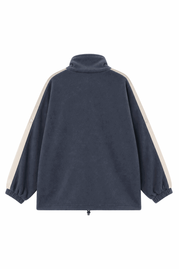 90s KAPPA FLEECE PULLOVER ΜΠΛΕ ΑΝΔΡΙΚΟ PRE OWNED L