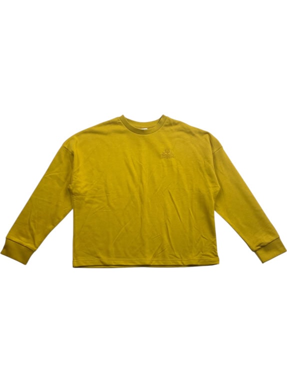 Kappa Φούτερ Sweatshirt Casual Logo Κίτρινο Unisex M