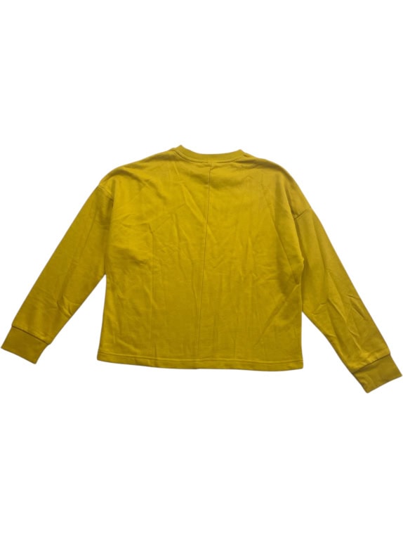 Kappa Φούτερ Vintage Κεντητό Λογότυπο Μουσταρδί Unisex S