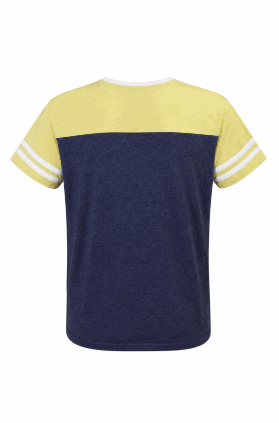 KAPPA WOMENS GRAPHIC TEE VINTAGE YELLOW PRE OWNED M
