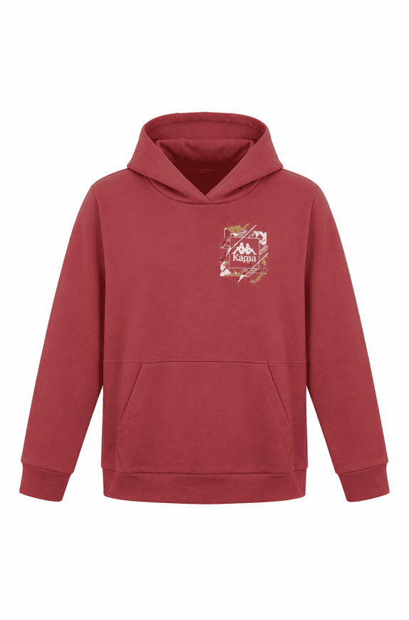 KAPPA HOODIE GRAPHIC ΚΟΚΚΙΝΟ UNISEX PRE OWNED XL
