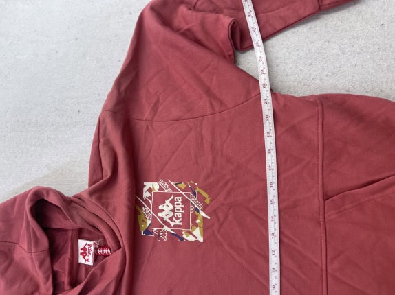 KAPPA HOODIE GRAPHIC ROSSO UNISEX PRE OWNED XL