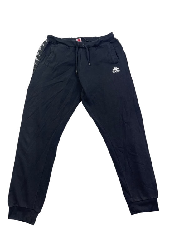 KAPPA PANTALONI TUTA SPORTSWEAR NERO UOMO PRE OWNED XL