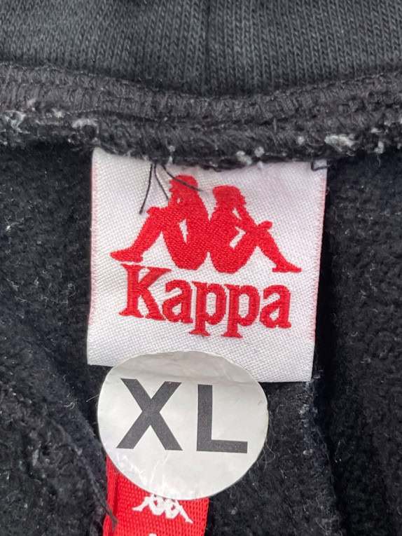 KAPPA PANTALONI TUTA SPORTSWEAR NERO UOMO PRE OWNED XL