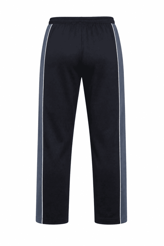 90s KAPPA PANTALONI TRACK MODERNI NERO E GRIGIO UOMO PRE OWNED M