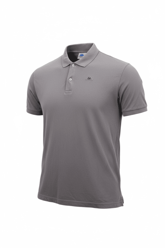 Kappa Polo Μπλούζα Casual Logo Γκρι Ανδρικό XL