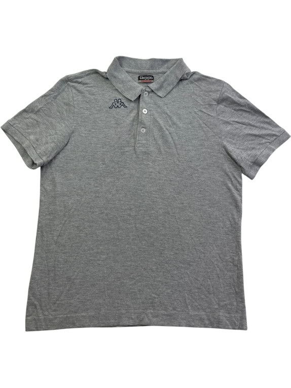 KAPPA Polo Shirt Casual Small Logo Grey Men’s M