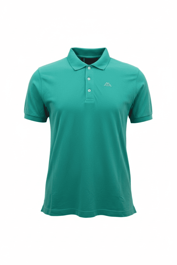 Kappa Polo Shirt Classic Logo Turquoise Women’s XL