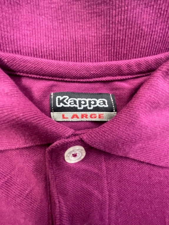 Kappa Polo Μπλούζα Μπορντό Με Λογότυπο Ανδρική L