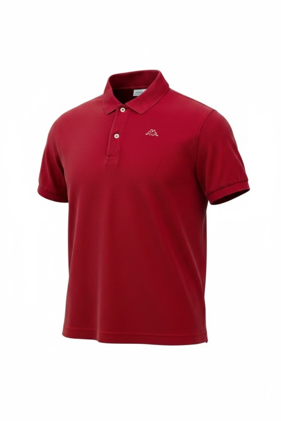 KAPPA POLO SHIRT MINIMAL RED MENS PRE OWNED M