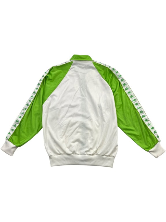 KAPPA COMPLETO TUTA VINTAGE CON NASTRO LOGATO VERDE/BIANCO UNISEX L