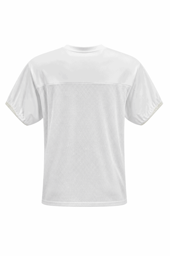 1990s VINTAGE SPORTSWEAR JERSEY MINIMAL WHITE UNISEX PRE OWNED L