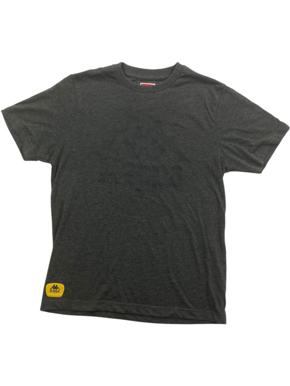 Kappa T-Shirt Casual Minimal Logo Grey Men’s S
