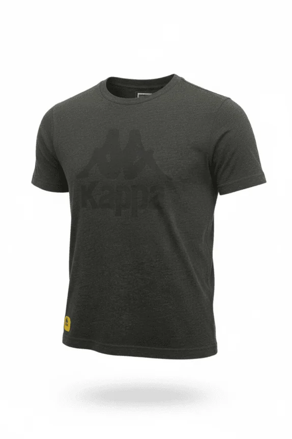 Kappa T-Shirt Casual Minimal Logo Grey Men’s S