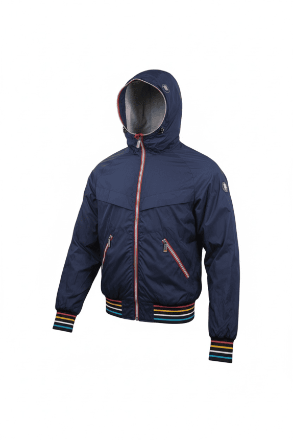 Kelto Wind Design Μπουφάν Αντιανεμικό Hooded Navy Ανδρικό XS