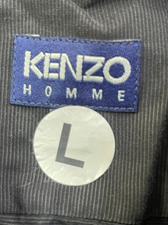 KENZO HOMME ΠΟΥΚΑΜΙΣΟ ΜΑΟ MINIMAL ΜΑΥΡΟ ΞΕΘΩΡΙΑΣΜΕΝΟ ΑΝΤΡΙΚΟ PRE OWNED L