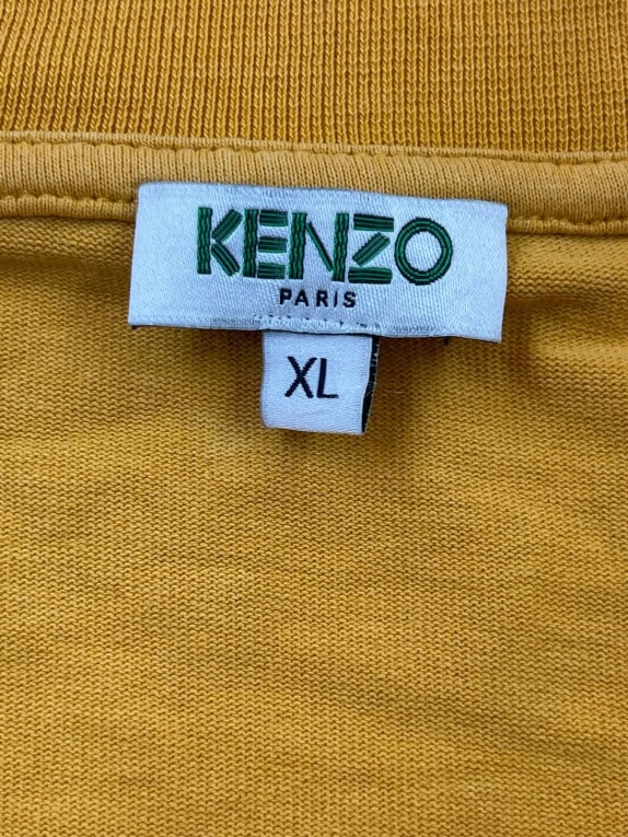 KENZO T SHIRT GRAPHIC ΜΟΥΣΤΑΡΔΙ ΑΝΤΡΙΚΟ PRE OWNED XL