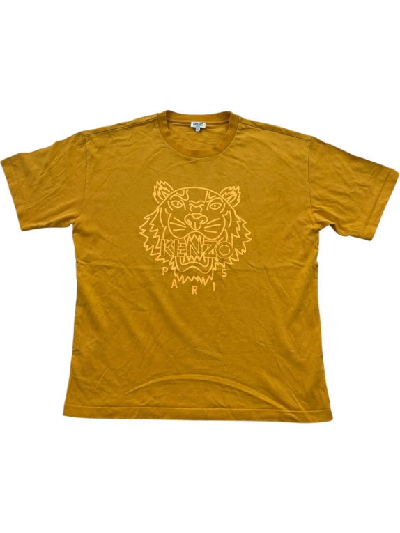 KENZO T SHIRT GRAPHIC ΜΟΥΣΤΑΡΔΙ ΑΝΤΡΙΚΟ PRE OWNED XL